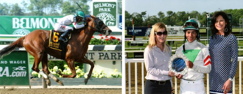 Sheriffa Wins the Critical Eye at Belmont Park on May 25, 2015