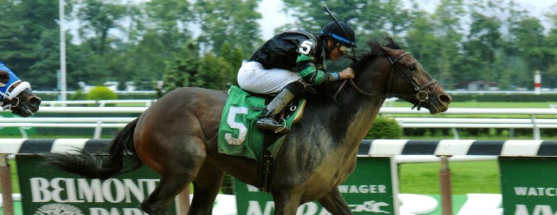 Againsome Wins at Belmont Park on June 28, 2015