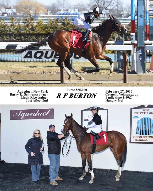 R F Burton — 2/27/16